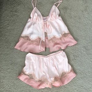 NWOT Victoria’s Secret Camisole Set Pink XS